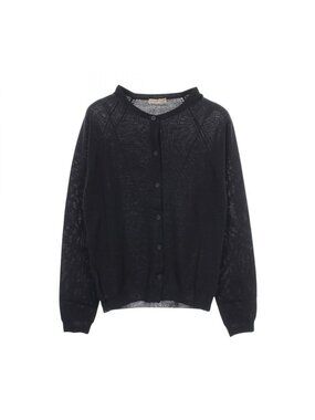 Bottega Veneta Cardigan Black Wool